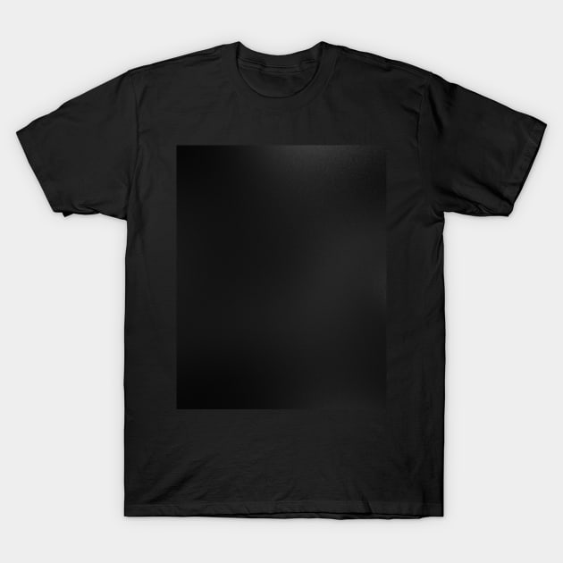 black textured background T-Shirt by Spinkly